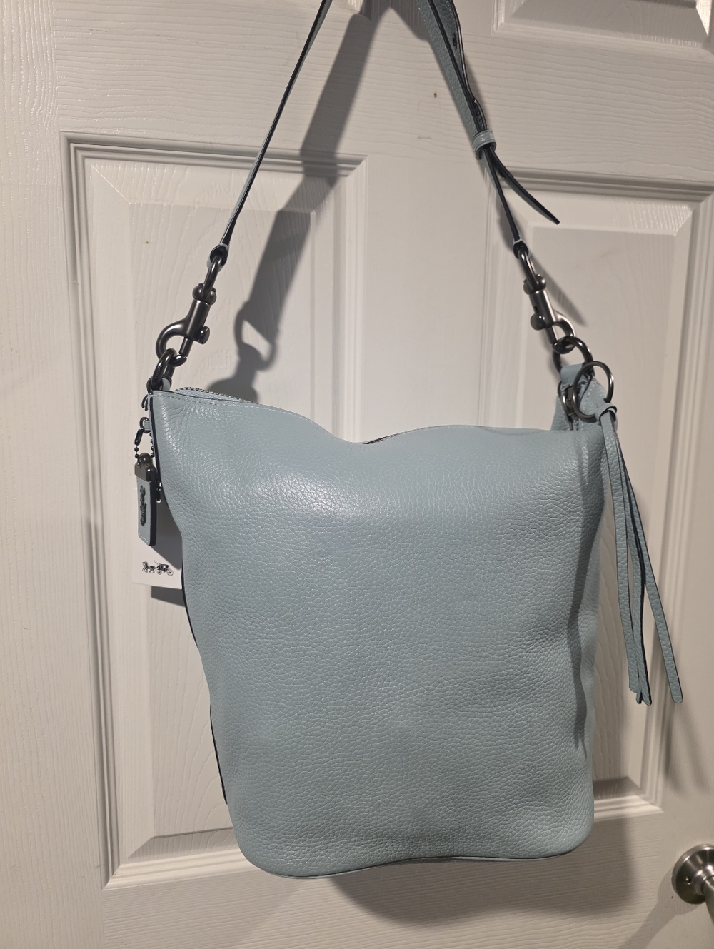 COACH Duffle 20 1941 Archive Crossbody Leather Shoulder Blue